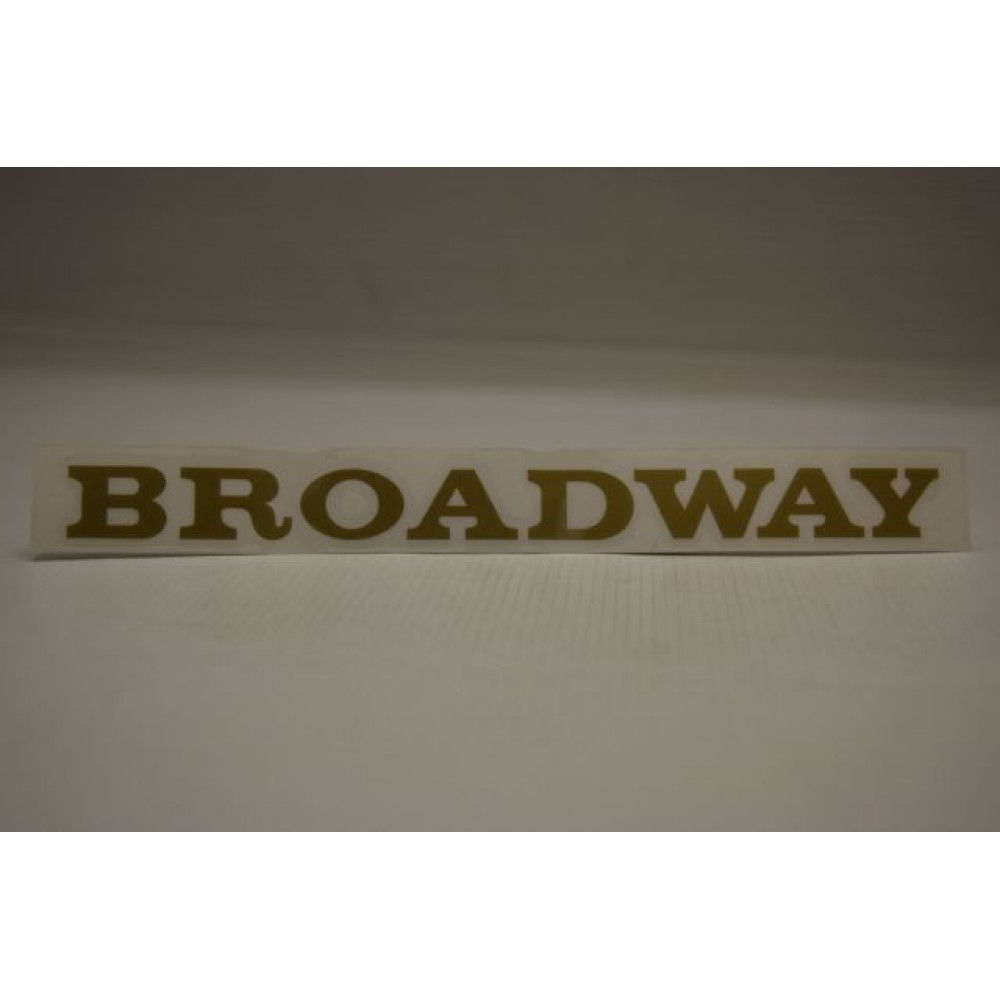Bagaj Broadway Yazısı Balköpüğü Renk Eski Model